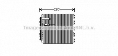 AVA QUALITY COOLING dnv228 -  Испаритель, кондиционер